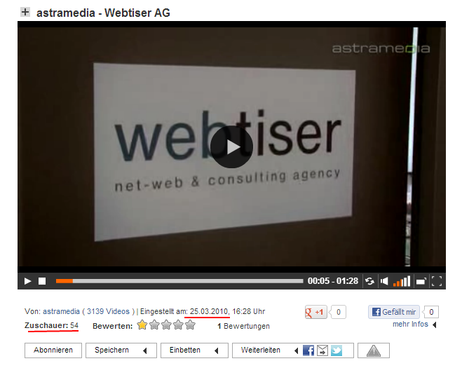 astramedia - Webtiser AG Video - astramedia - MyVideo Schweiz